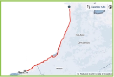 Itinerario Guajira bike dia6 Bfree